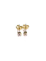 Orecchini Stocco Gioielli Donna in Oro giallo Zircone ORS104 - ORS104